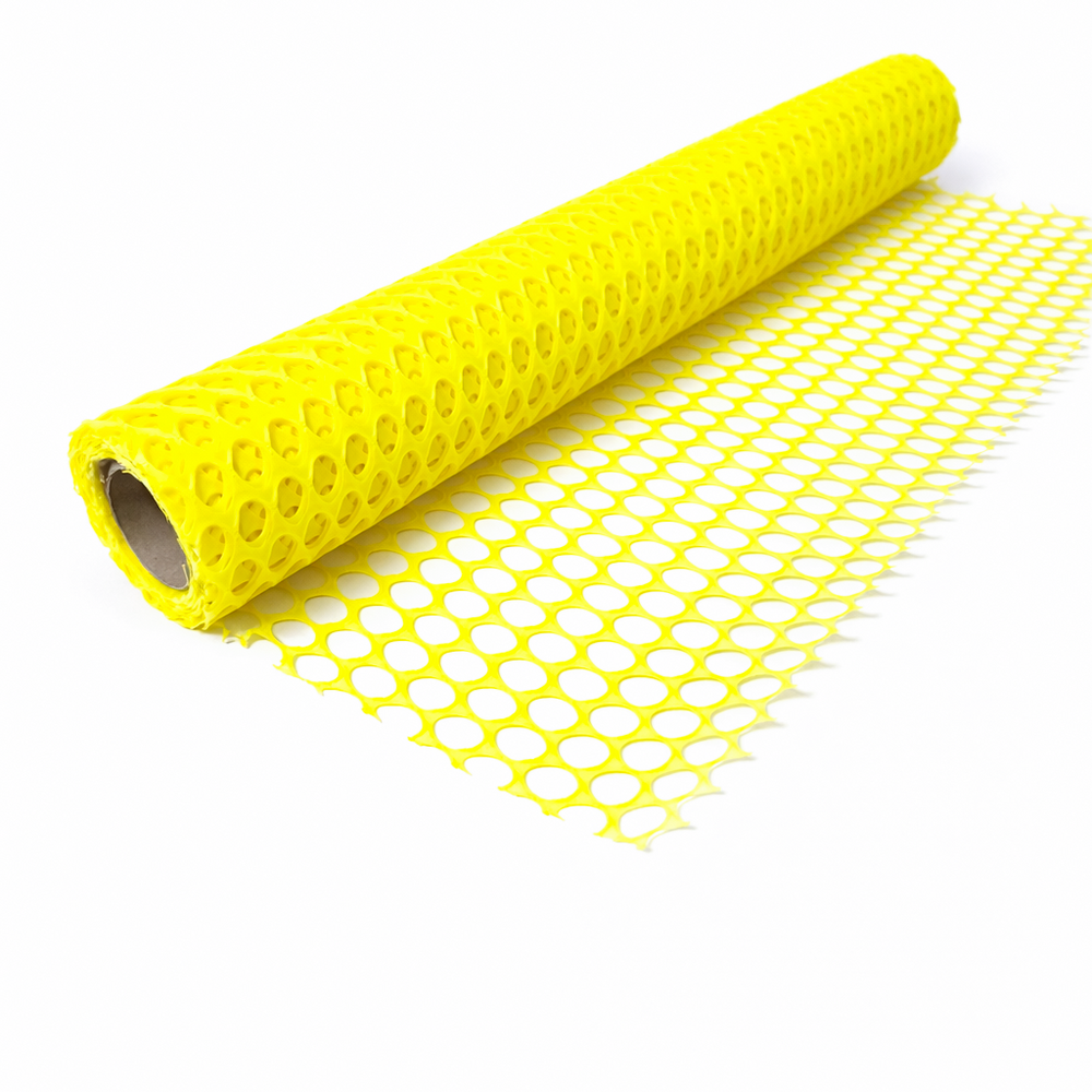 Rolă ambalaj tip dantelă perforată, culoare galben - ROC A30