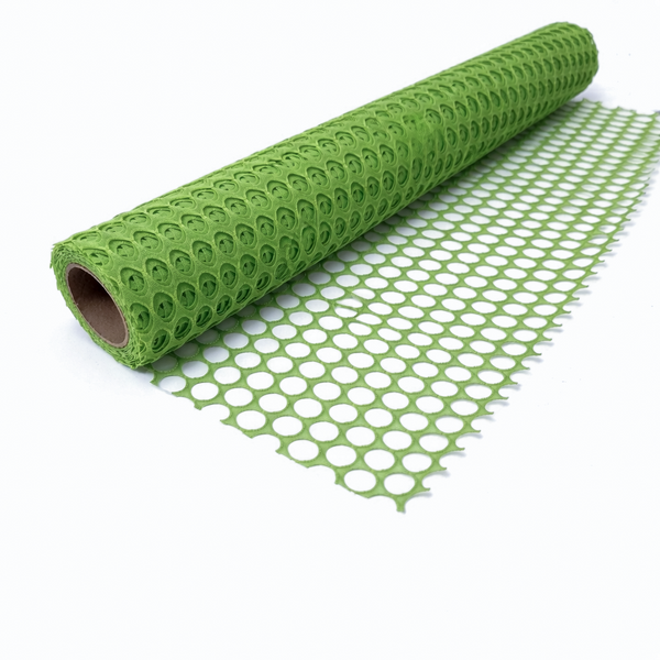 Rolă ambalaj tip dantelă perforată, culoare verde - ROC A30