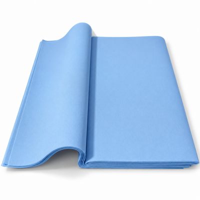 Zeitungsmuster-Cellophanbögen, 58 × 58 cm, 20-Bogen-Set — Helllila