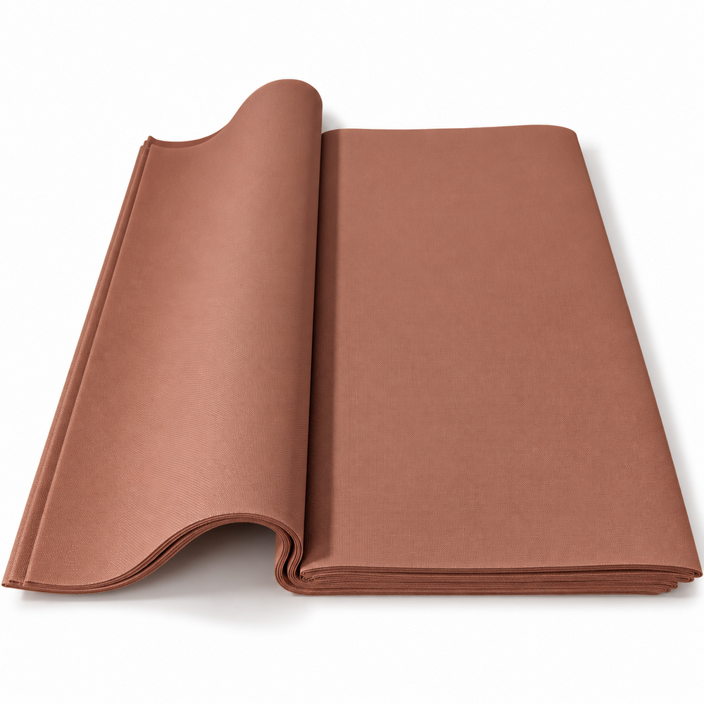 Fogli di cellophane con stampa a giornale, 58 × 58 cm, set da 20 fogli — Lilla chiaro