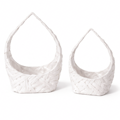 Set 2 coșuri decorative din PVC - ROC CO19