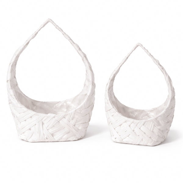 Set 2 coșuri decorative din PVC - ROC CO19