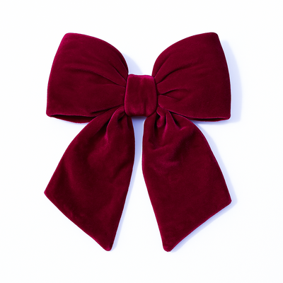 Fundă din catifea pentru aranjamente și decoruri, culoare grena, 17x22 cm - ROC Z43