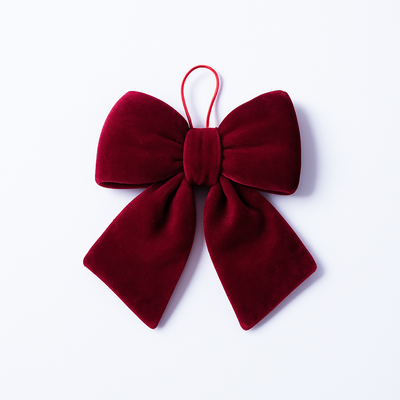 Fundă din catifea pentru aranjamente și decoruri, culoare grena, 12x15 cm - ROC Z44