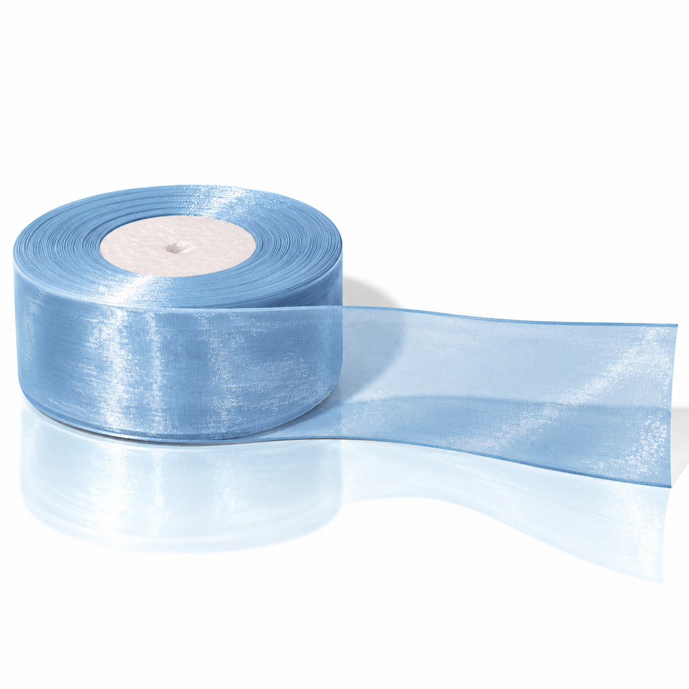 Cinta de organza, color azul claro N.º 1093
