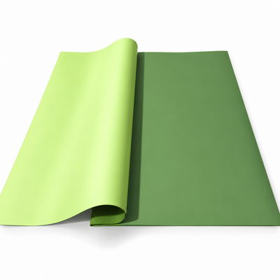 Coli celofan cu două fețe, 58 × 58 cm, set 20 coli — Verde deschis / Verde OY018