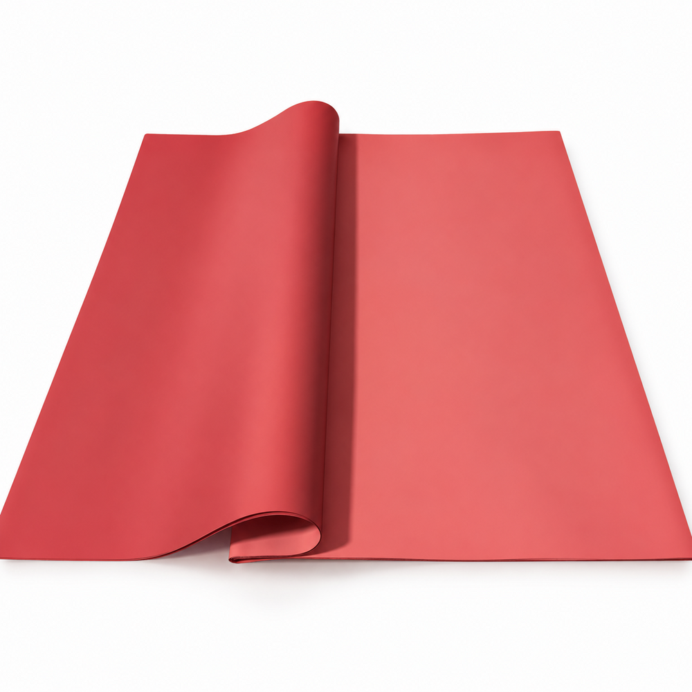 Hojas de celofán de doble cara, 58 × 58 cm, set de 20 hojas — Coral / Naranja OY027