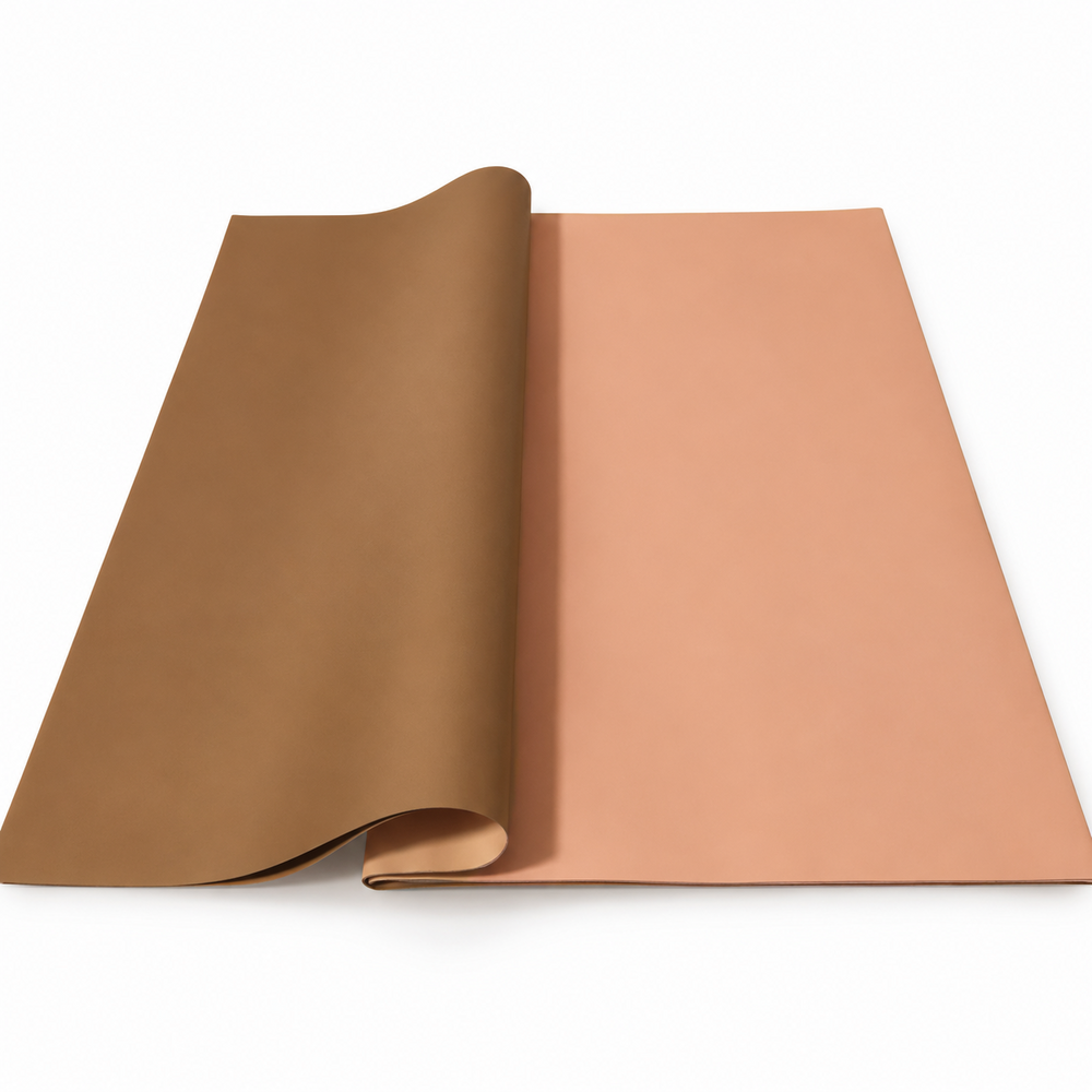 Coli celofan cu două fețe, 58 × 58 cm, set 20 coli — Corai / Maro OY014