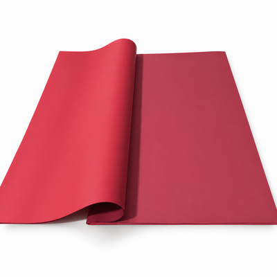Doppelseitige Cellophanbögen, 58 × 58 cm, Set mit 20 Bögen — Rot / Hellrot OY021