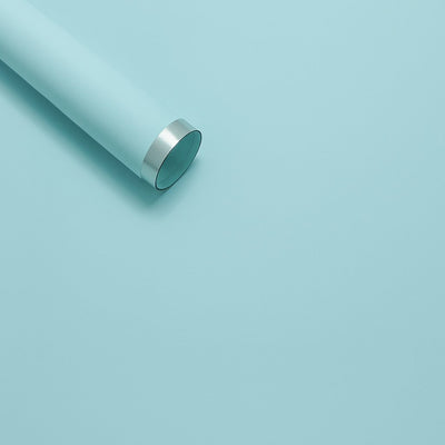 Coli celofan semitransparent cu margine argintie, culoare blue 09 - ROC A288