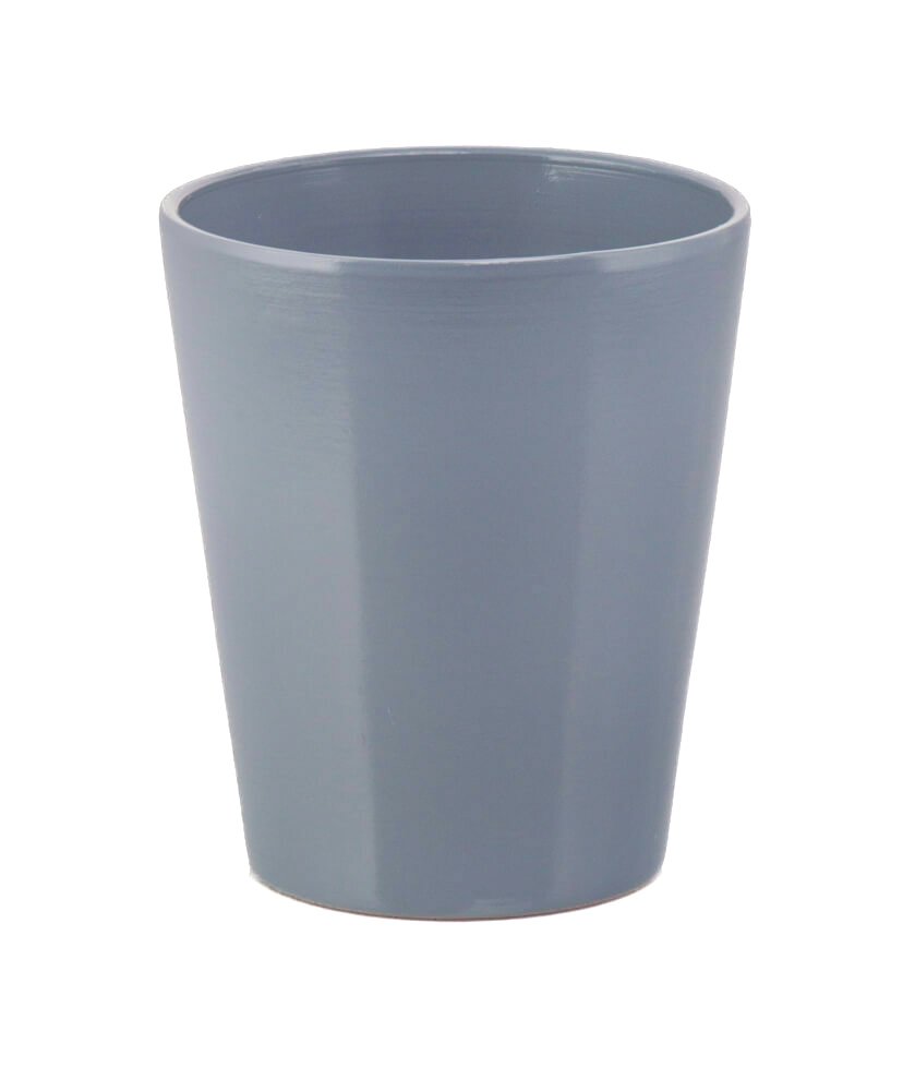 Ghiveci din ceramică pentru orhidee, culoare gri închis - ROC GHIV2