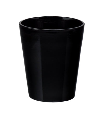 Ghiveci din ceramică pentru orhidee, culoare negru - ROC GHIV2